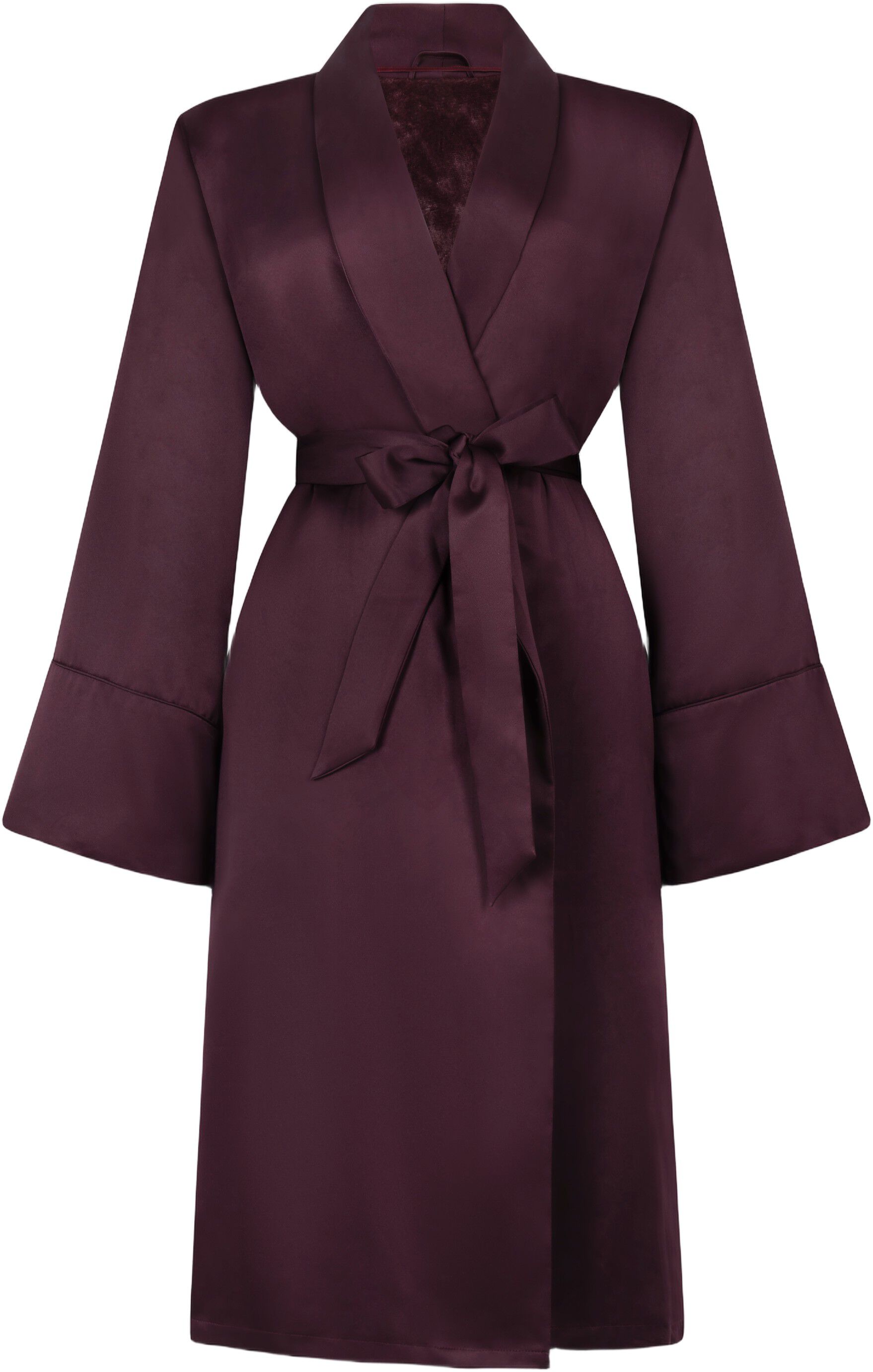 Satin Fleece Bathrobe