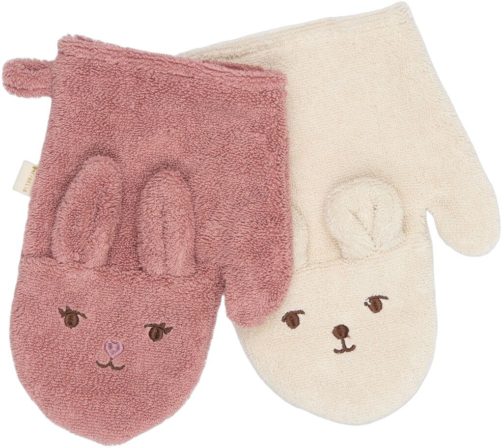 Bath Mitts - 2 pack - Bear and Bunny