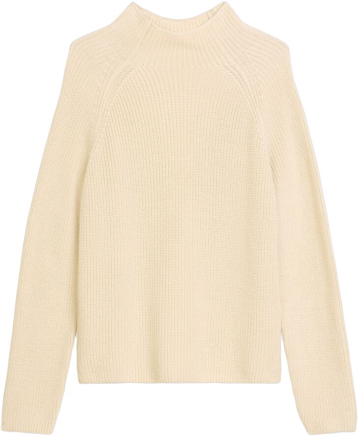 Pullover, longsleeve, stand-up coll