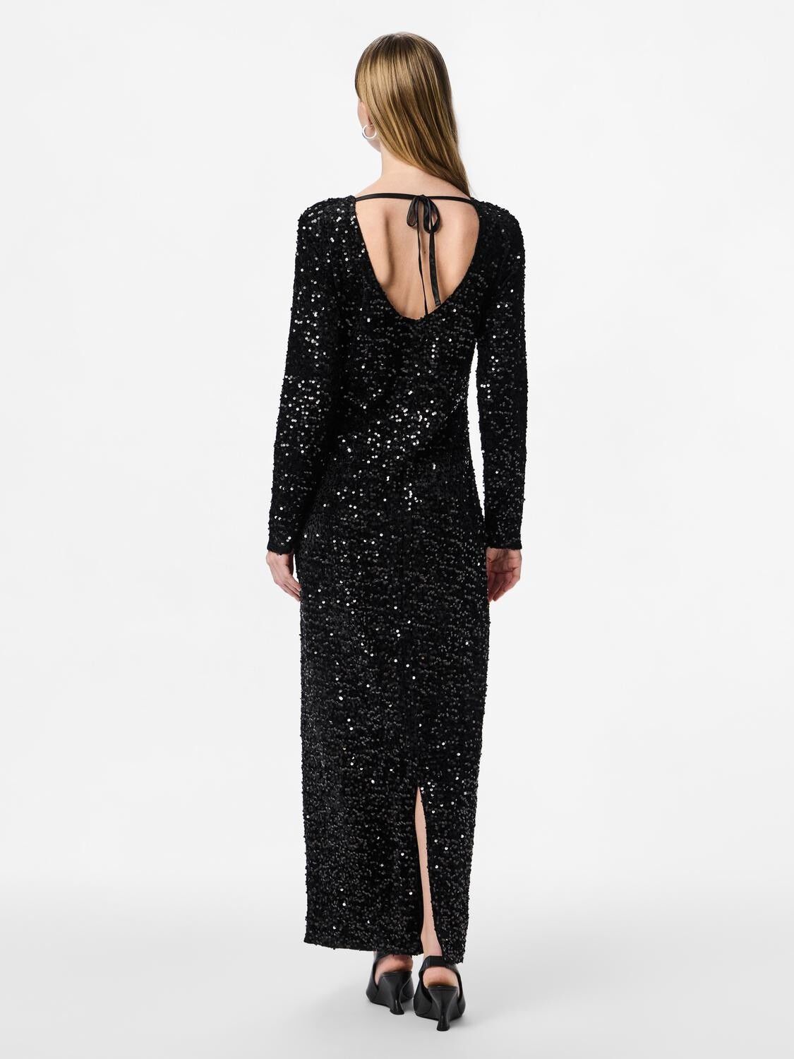 PCKAM LS MAXI DRESS JRS BC