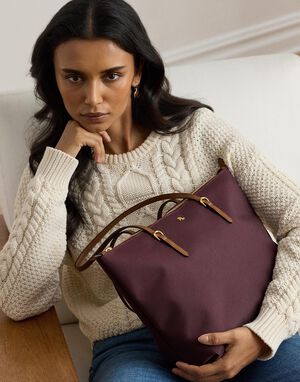 Nylon Medium Keaton Tote Bag