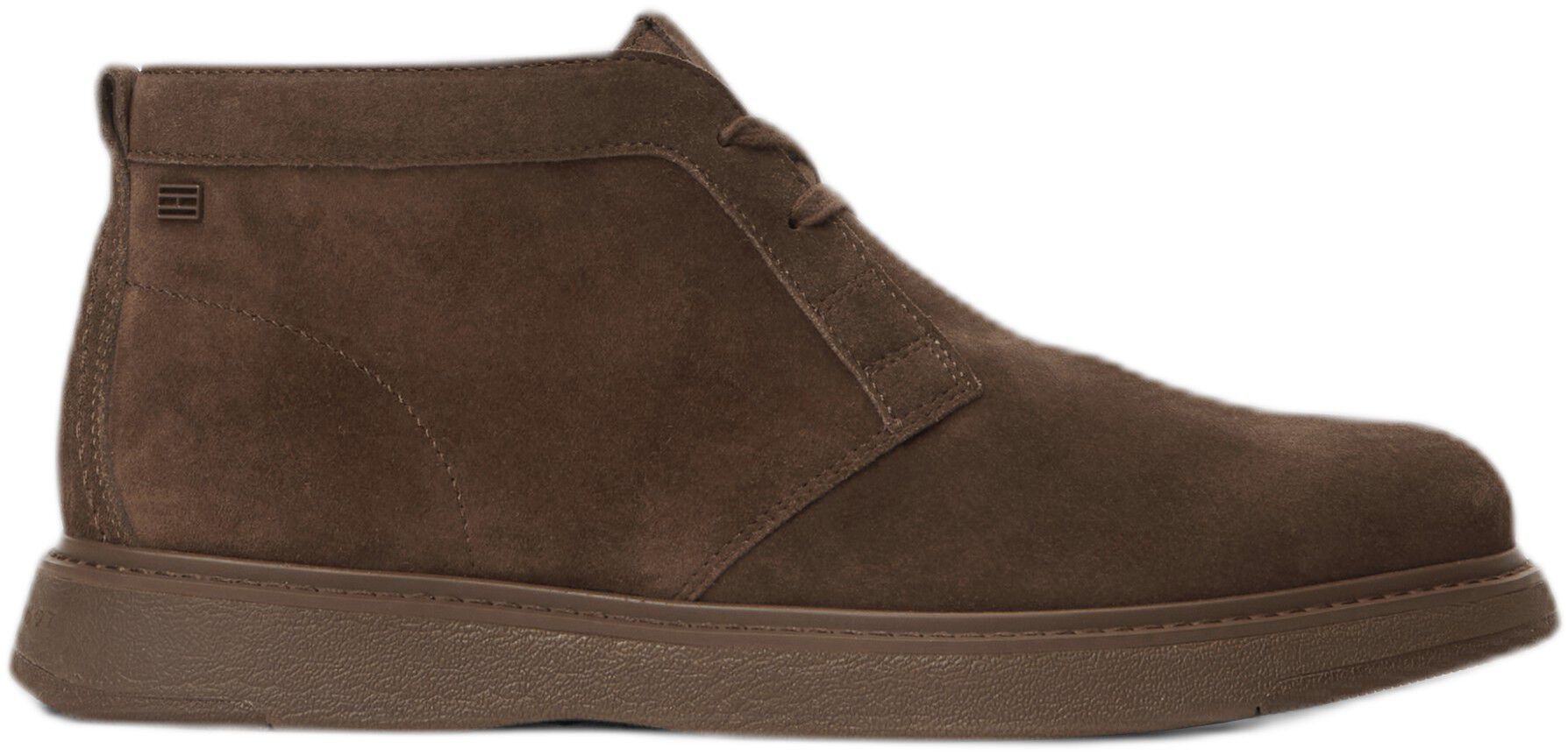 Suede Flag Plaque Chukka Boots