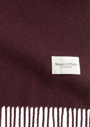 Scarf, woven wool, skinny extra-lon