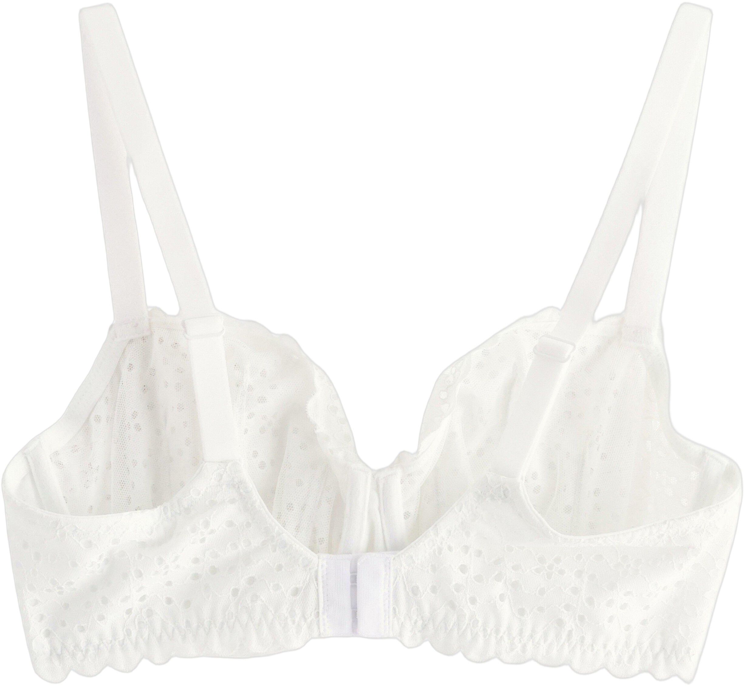 Separat upolstret BH med broderi