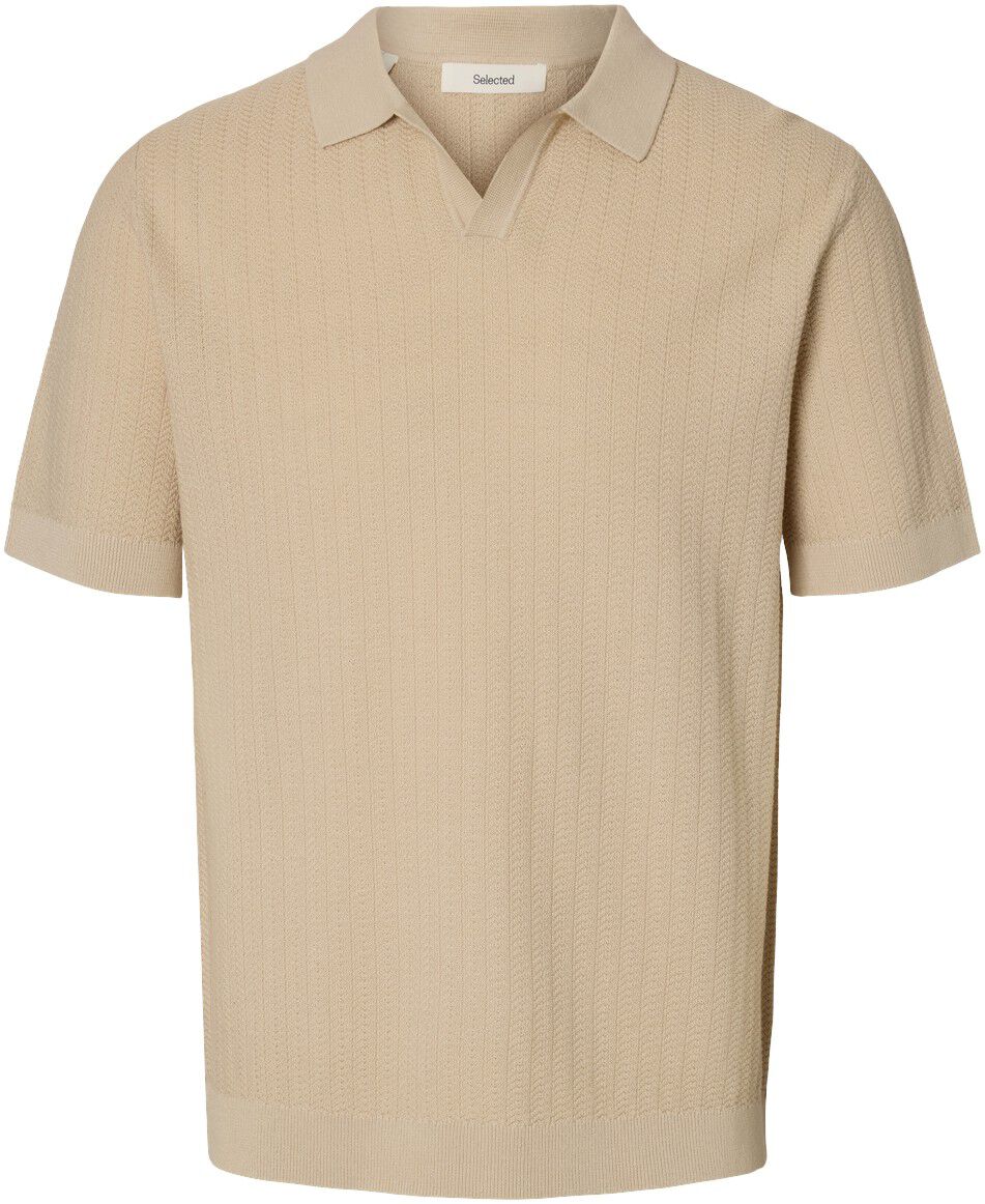 Slhmattis Ss Linen Blend Struc Polo Noos
