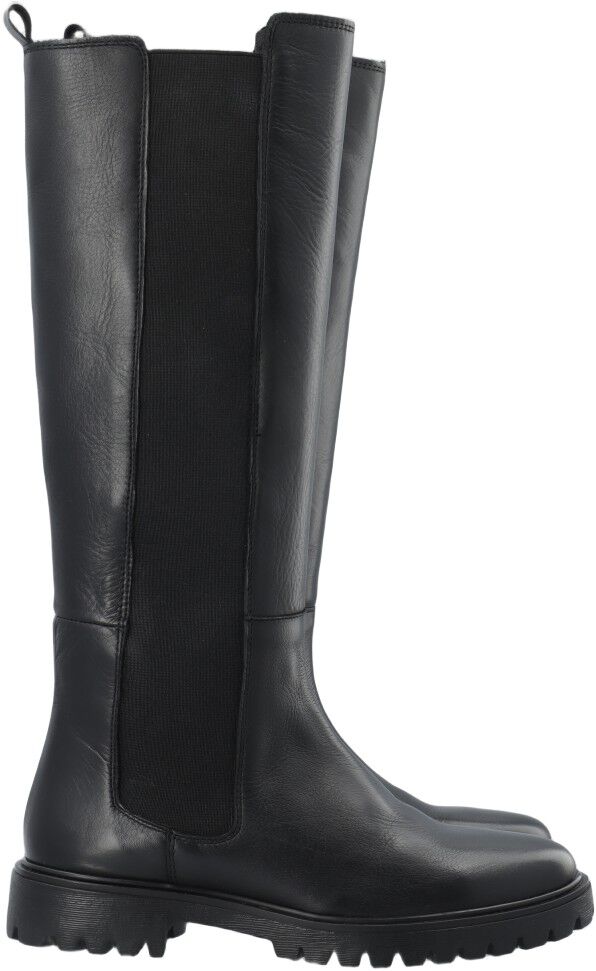 BIAGINA Knee High Chelsea Boot Smooth Leather