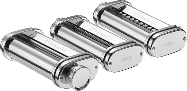 Pastarulle-sett II til kjøkkenmaskin stål