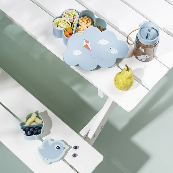 Snack & madkasse m/drikkedunk Playground Blå