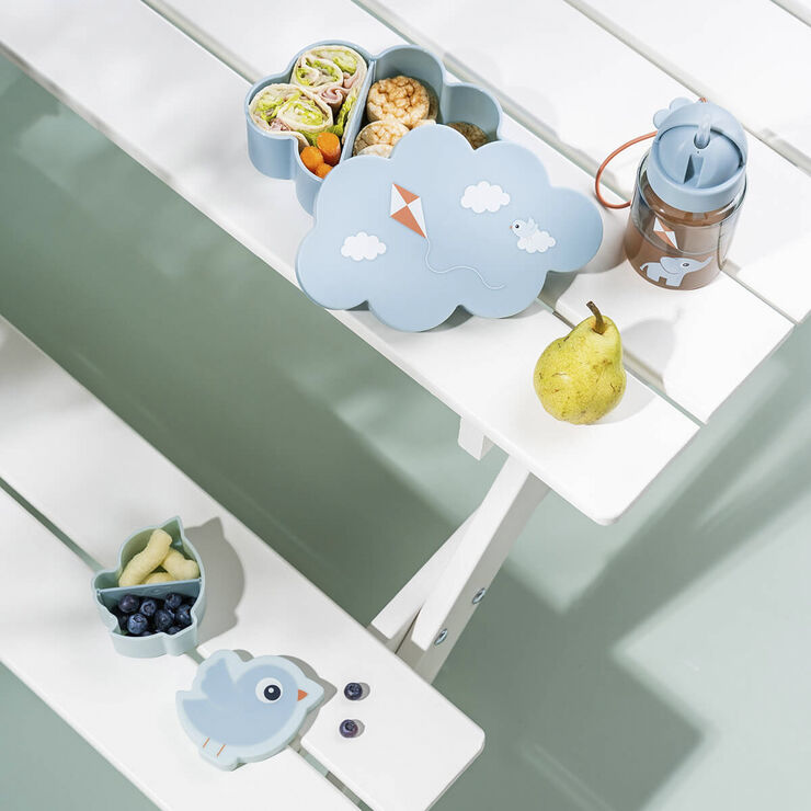 Snack & madkasse m/drikkedunk Playground Blå