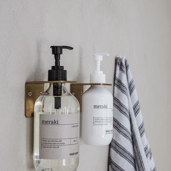 Veggfeste, Børstet messingfinish