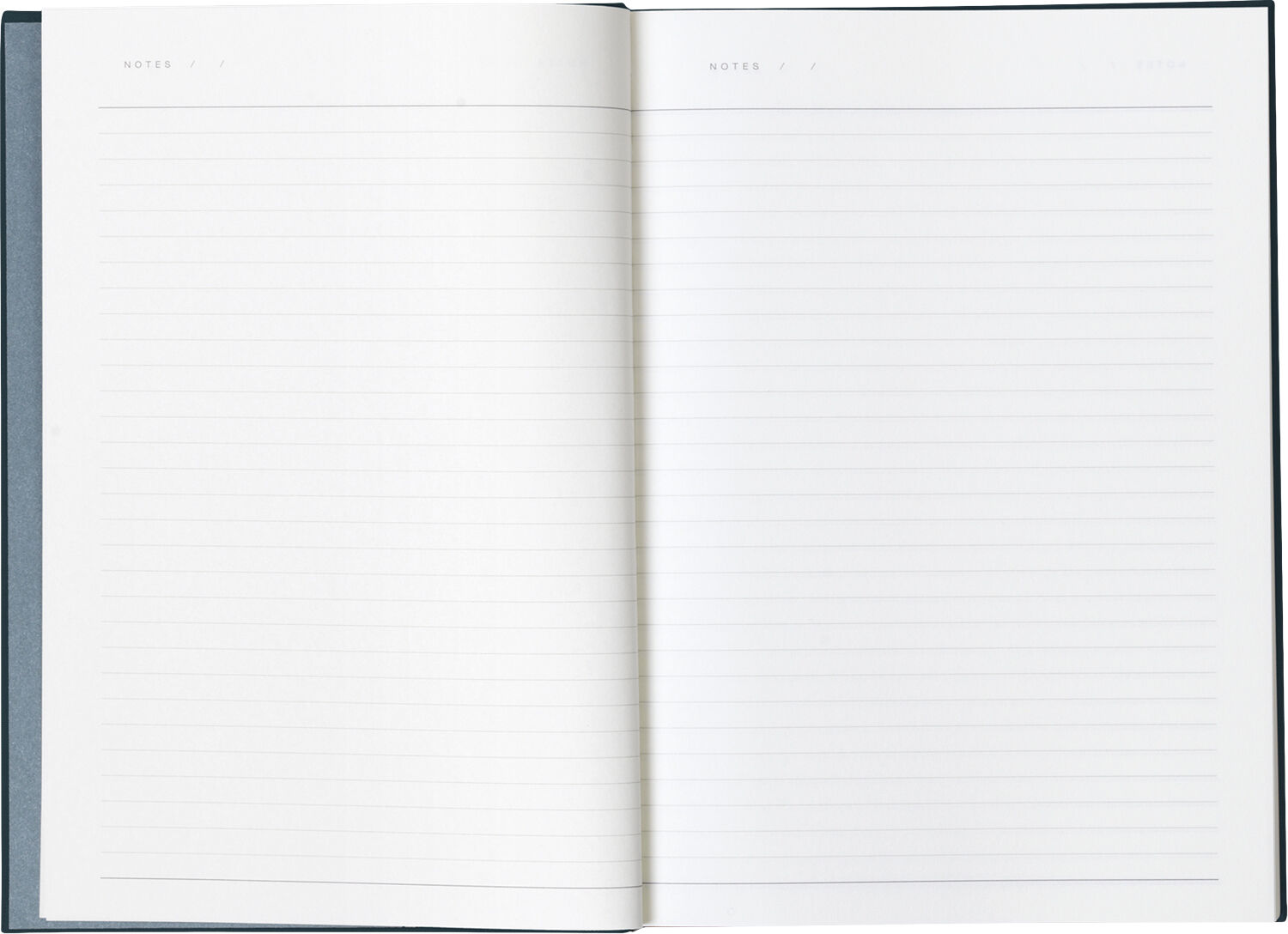 BEA, Notebook med elastik b&aring;nd, Dark blue