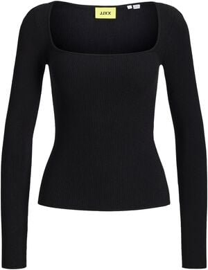 JXPOSIE SQUARE NECK LS KNIT