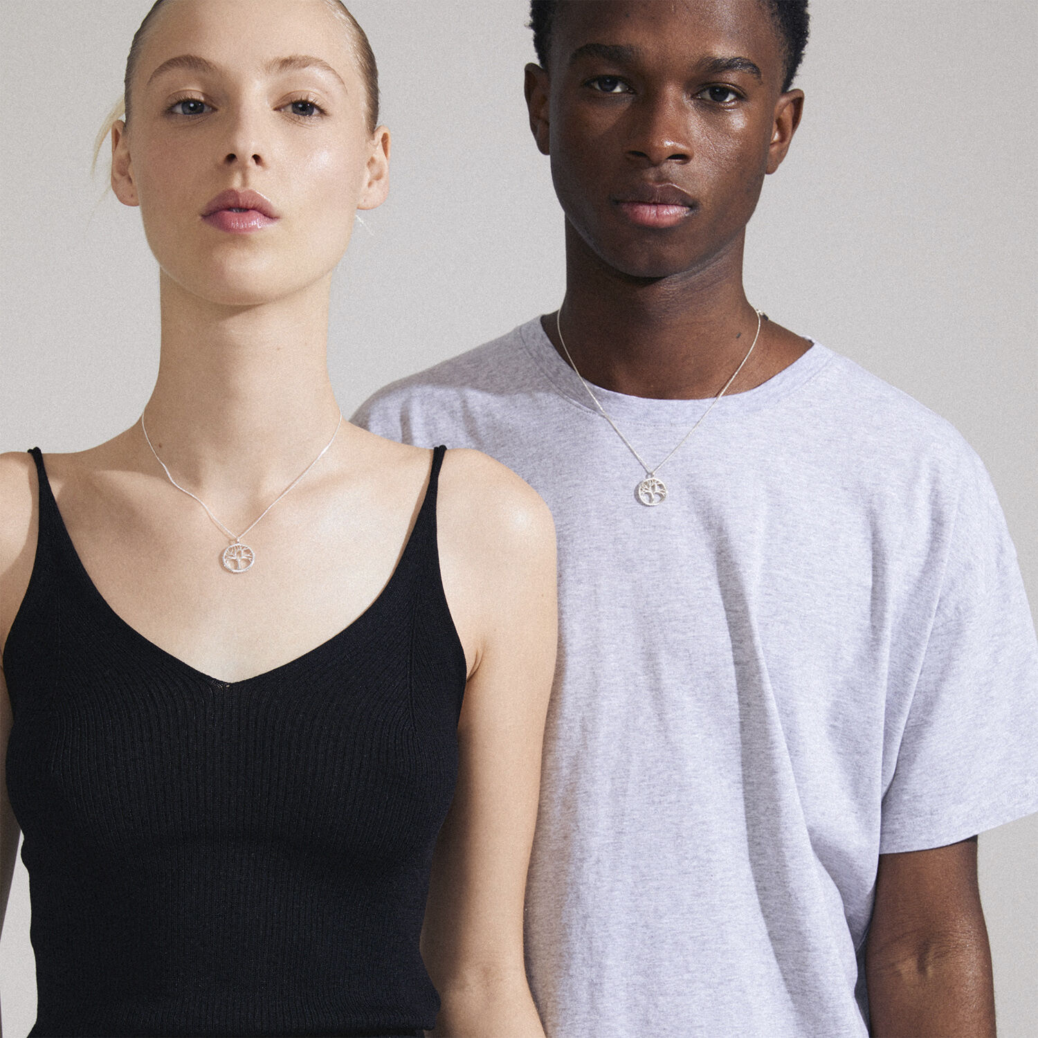 ALIA recycled necklace silver-plated