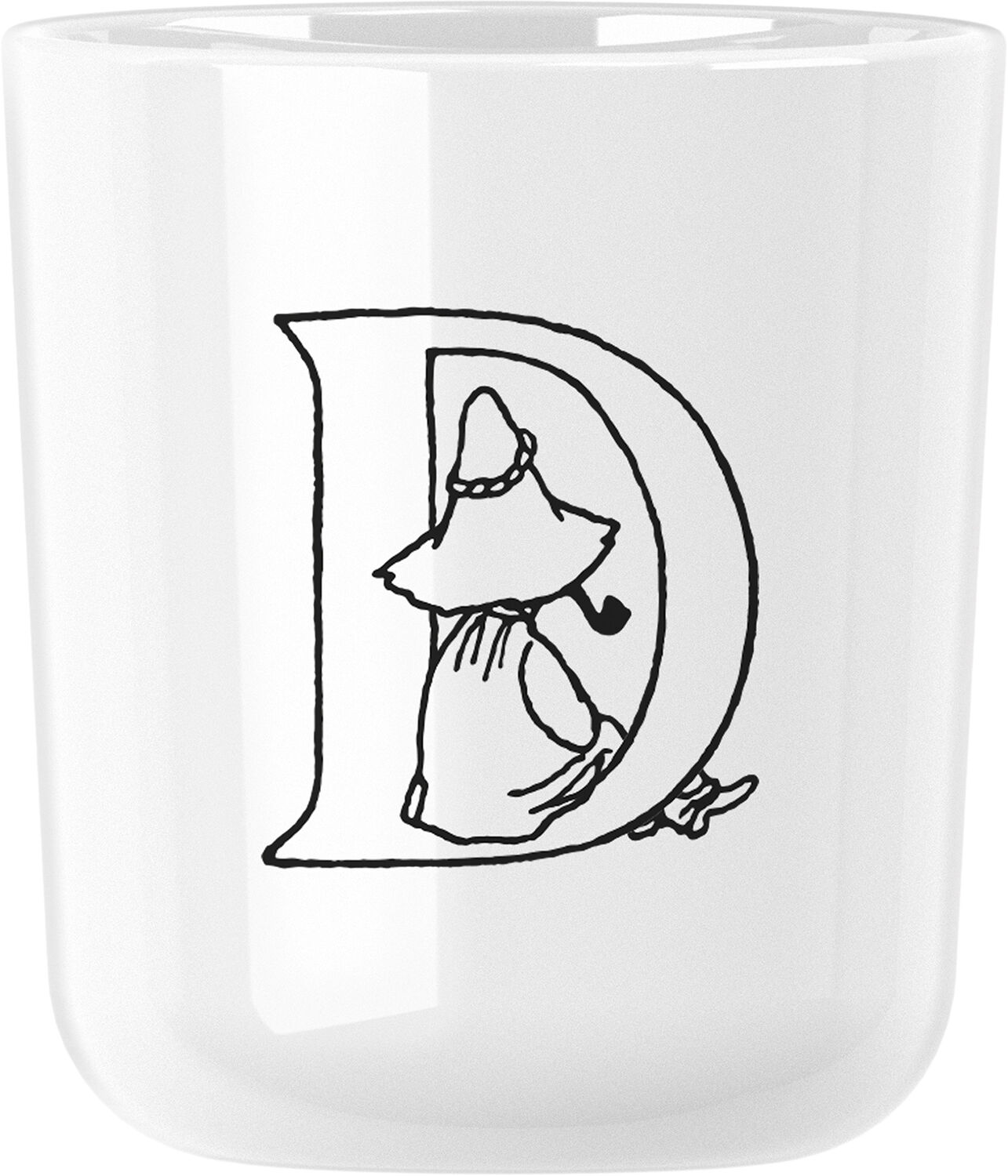 Moomin ABC kopp - Q 0.2 l. Moomin white