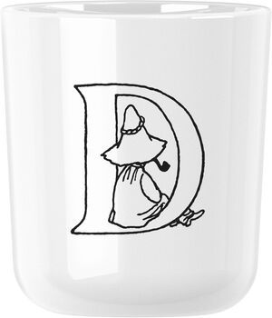 Moomin ABC kopp - D 0.2 l. Moomin white