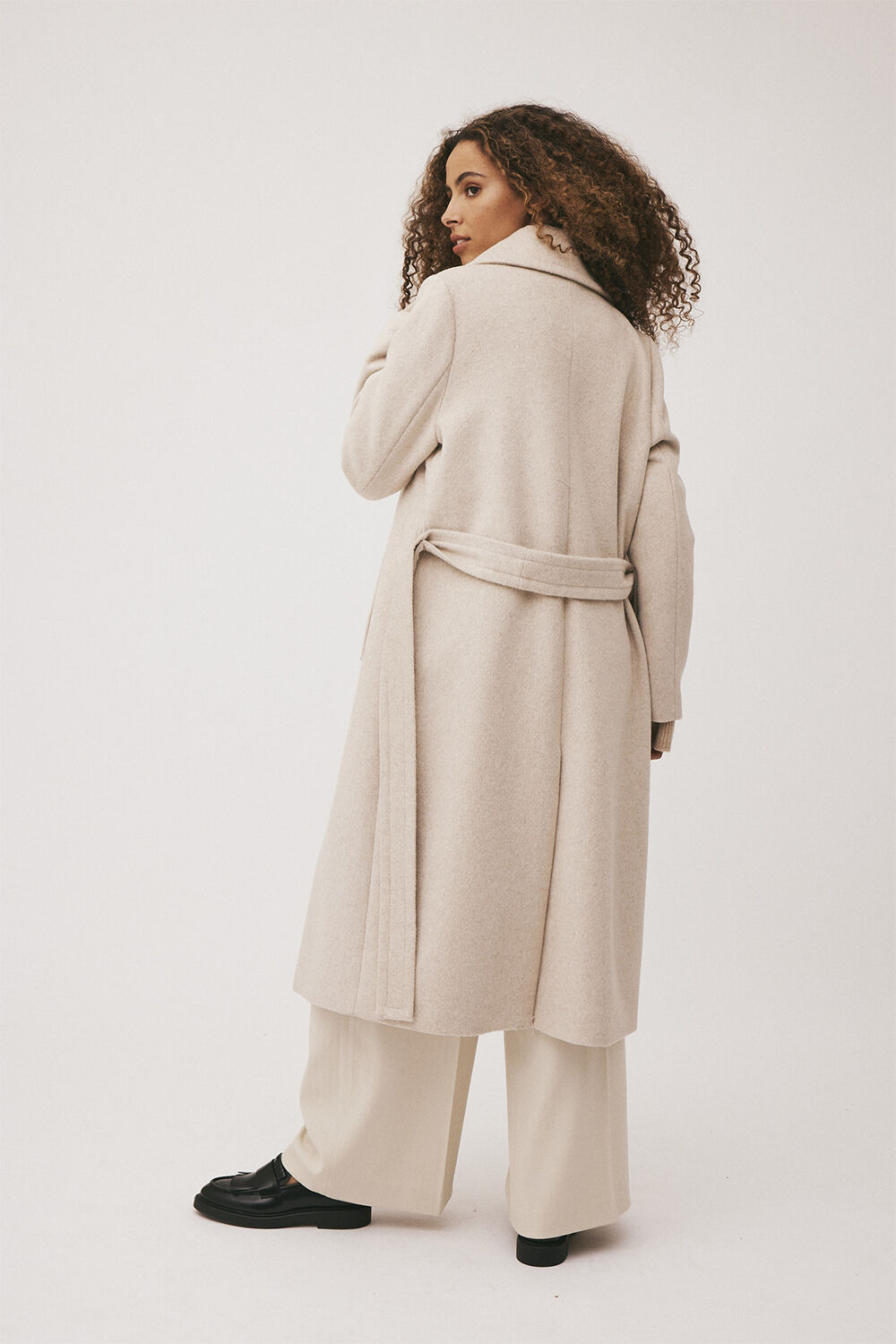 Reeva 7 Frakke - Uld mix GRS