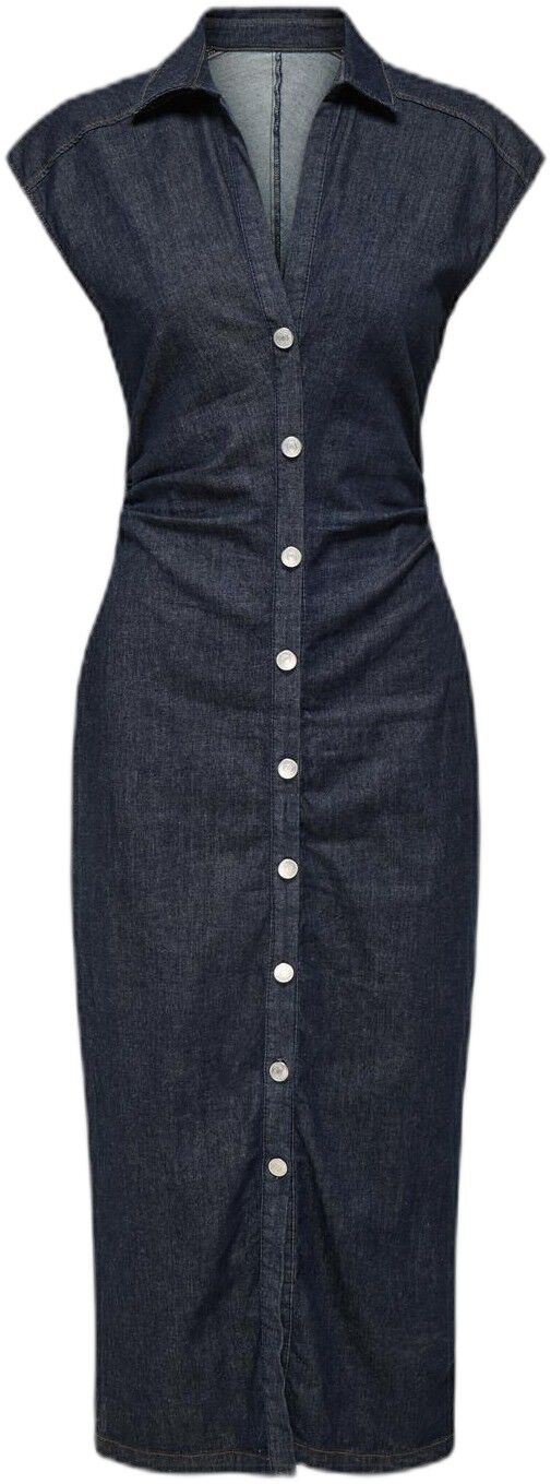 Onlbabe Capsleeve Midi Dress Dnm Rinse