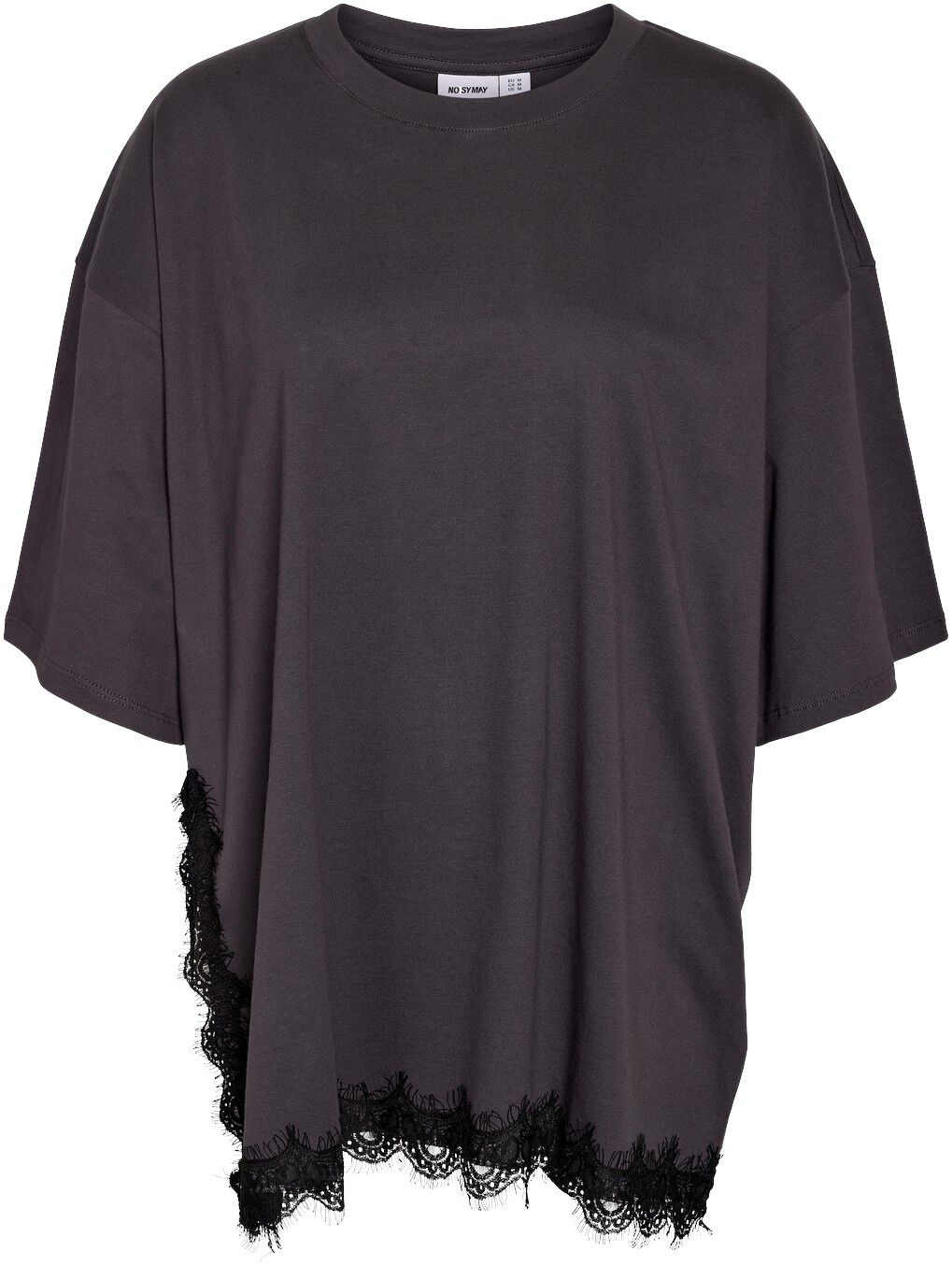 Nmeasy 2/4 Slit Lace T-Shirt Jrs