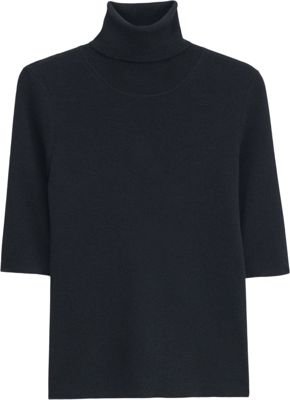 Kortermet strikkegenser