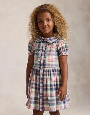Plaid Cotton Shirtdress