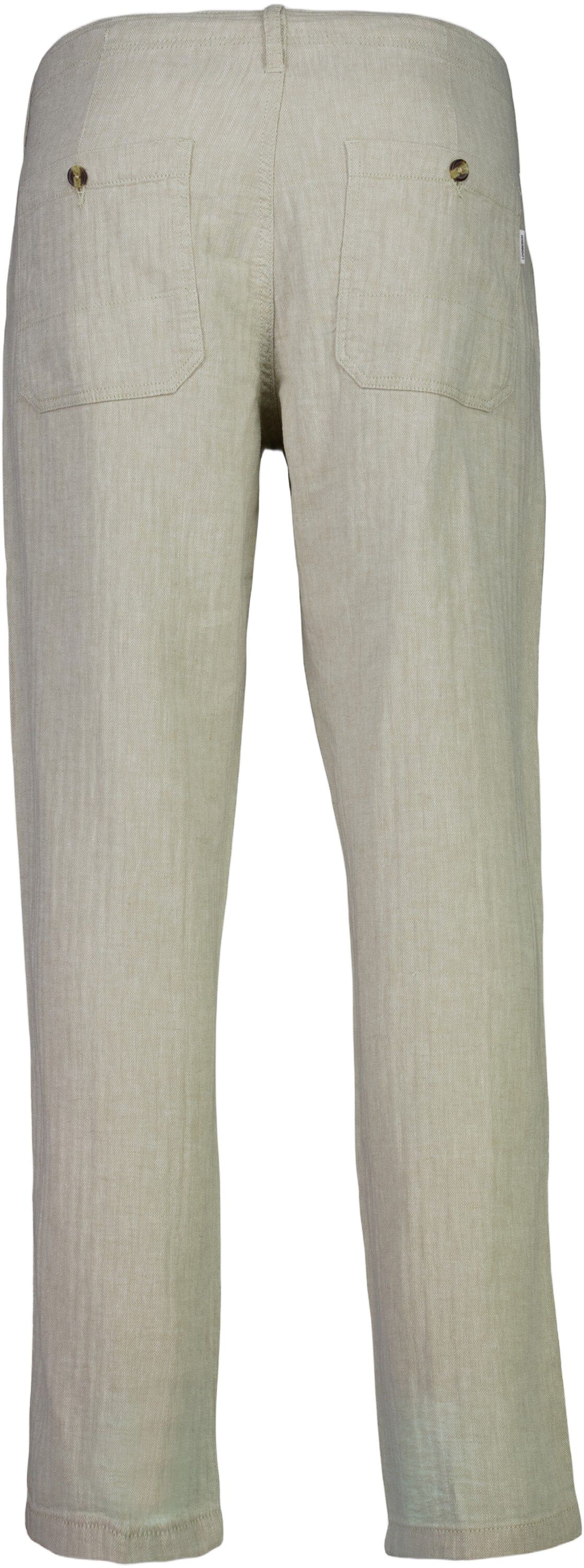 Linen blend herringbone pants