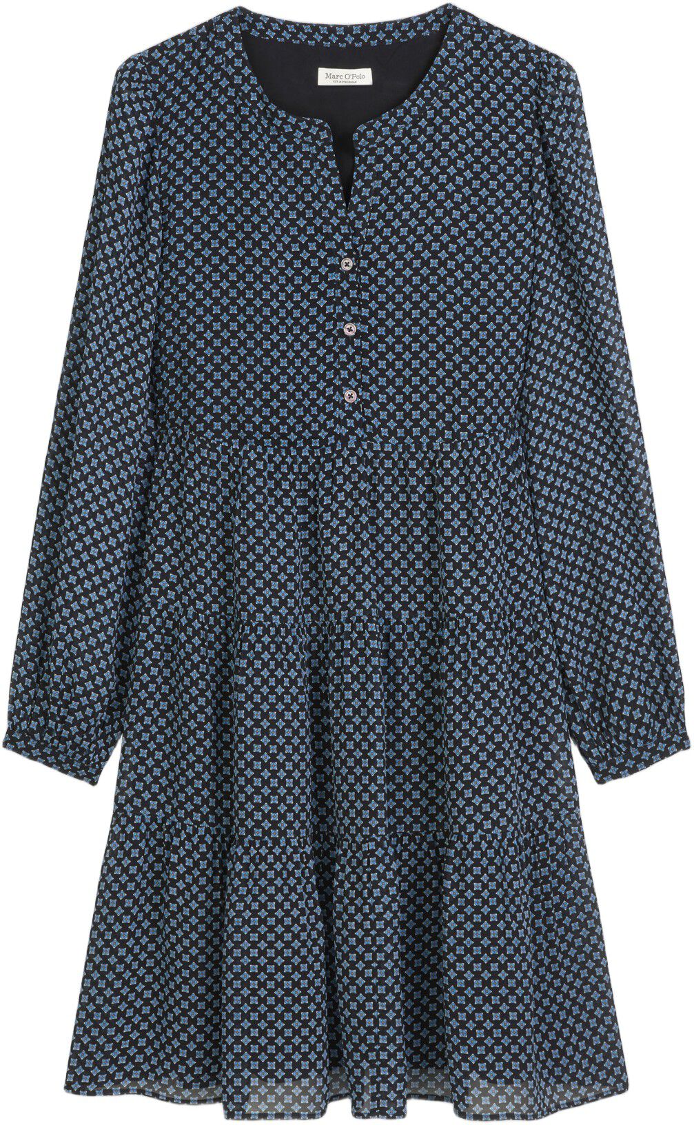 Dress, woven, longsleeve, short len