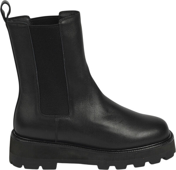 MUSALA - LEATHER BOOTS WITH FLYKNIT & SHEARLING