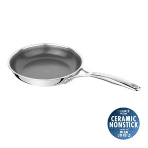 Stekepanne 24 cm, 18/10 rustfritt st&aring;l, s&oslash;lv