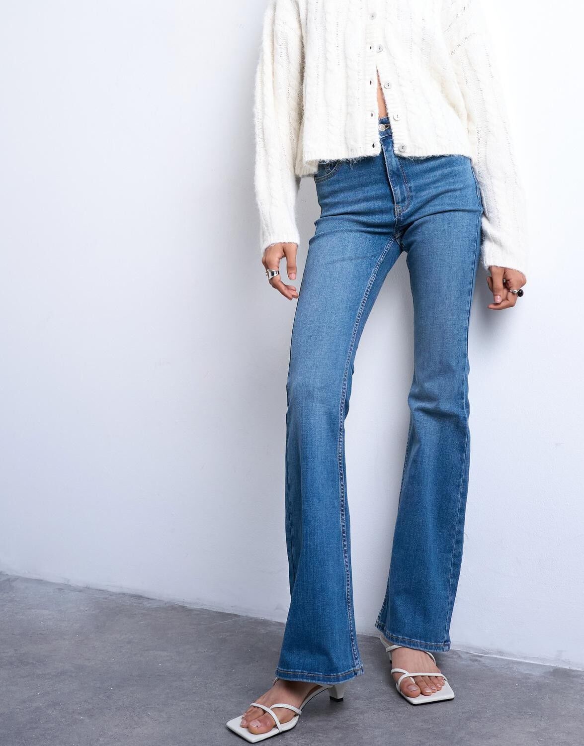 Tsjamie Hr Flare Dnm Jeans Mb Noos