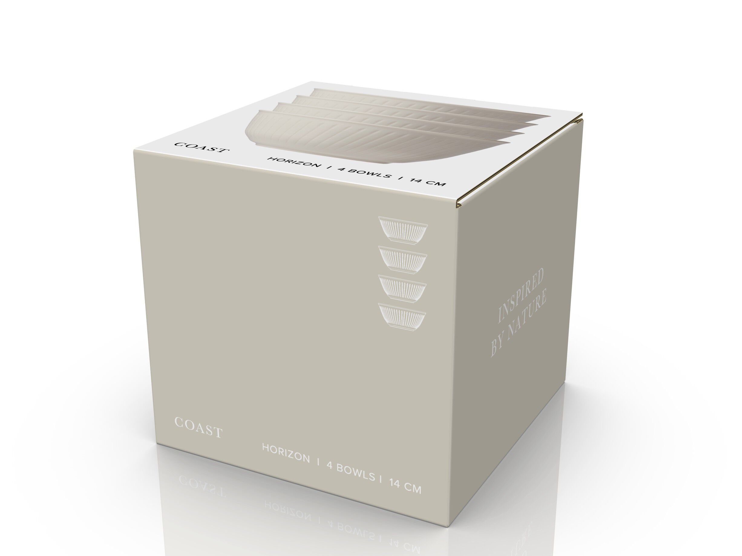 Sk&aring;l Horizon 14 cm 4 stk. Cloud