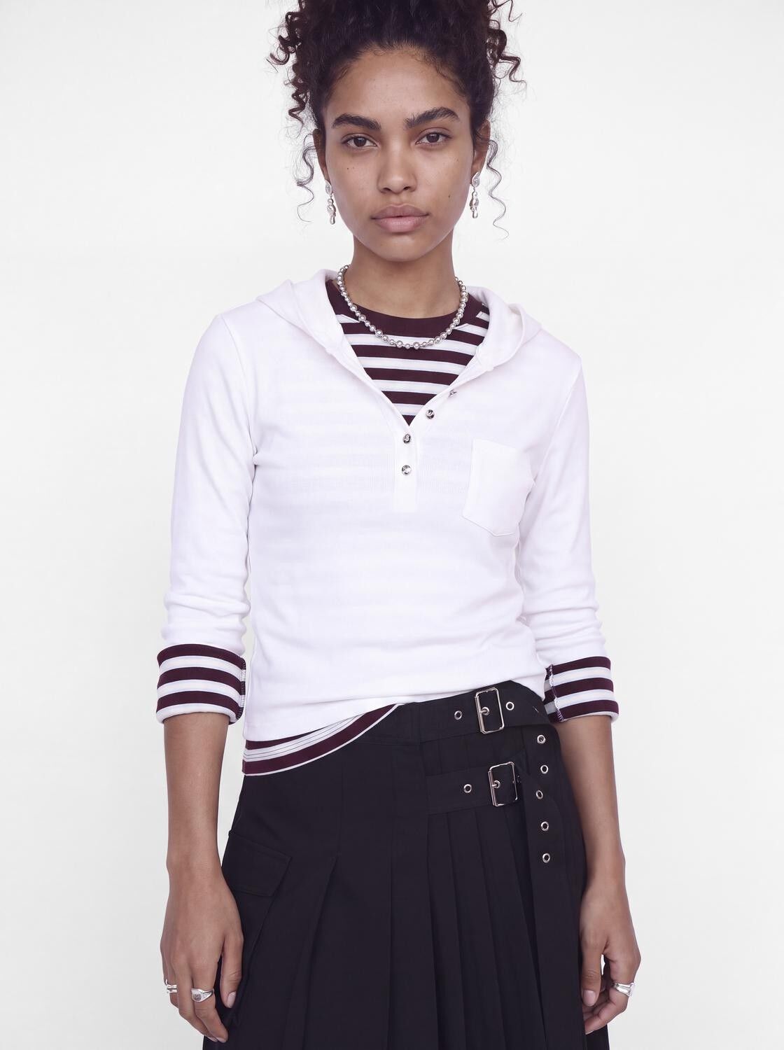 Jxliva Buckle Detail Skirt Wvn