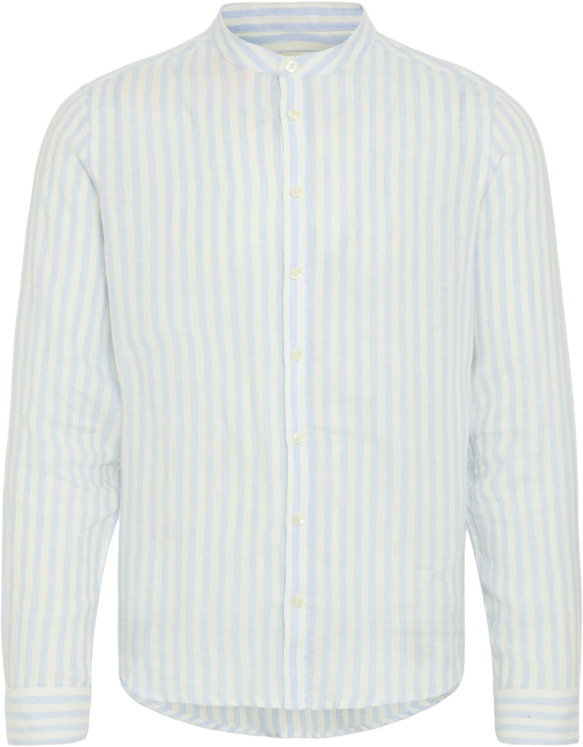 CFANTON LS CC linen striped shirt