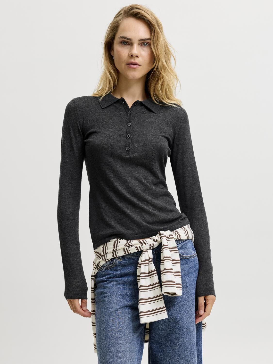 Jxalberte Polo Neck Knit Noos