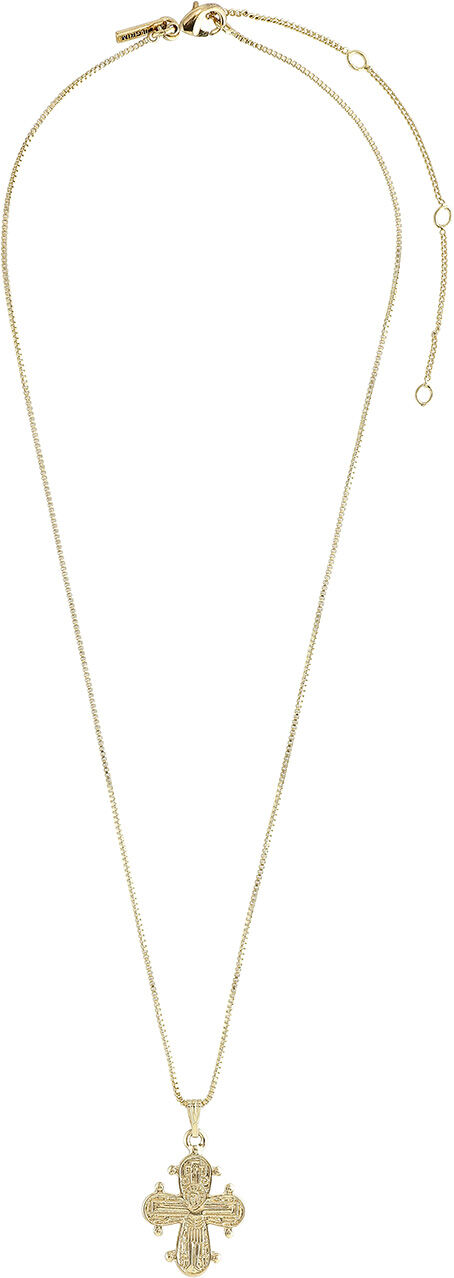 Halsk&aelig;de : Dagmar : Guldbelagt