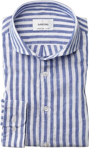 The Sicilian 2. 0 | Wide Mid Blue Stripe | Contemporary