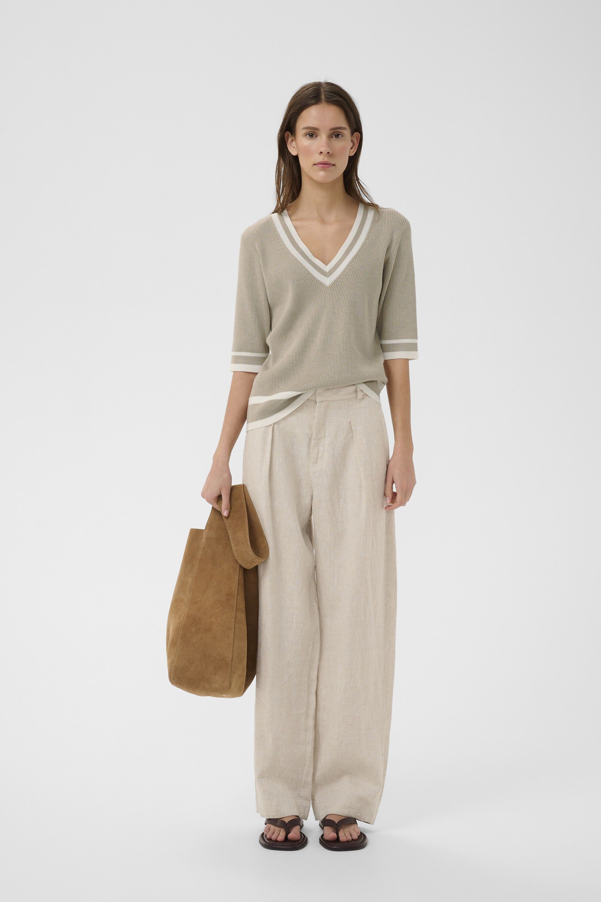 LeenahIW V-Neck Blouse