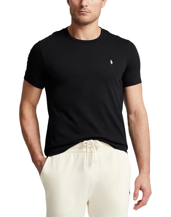 Cotton Jersey Crewneck Sleep Tee