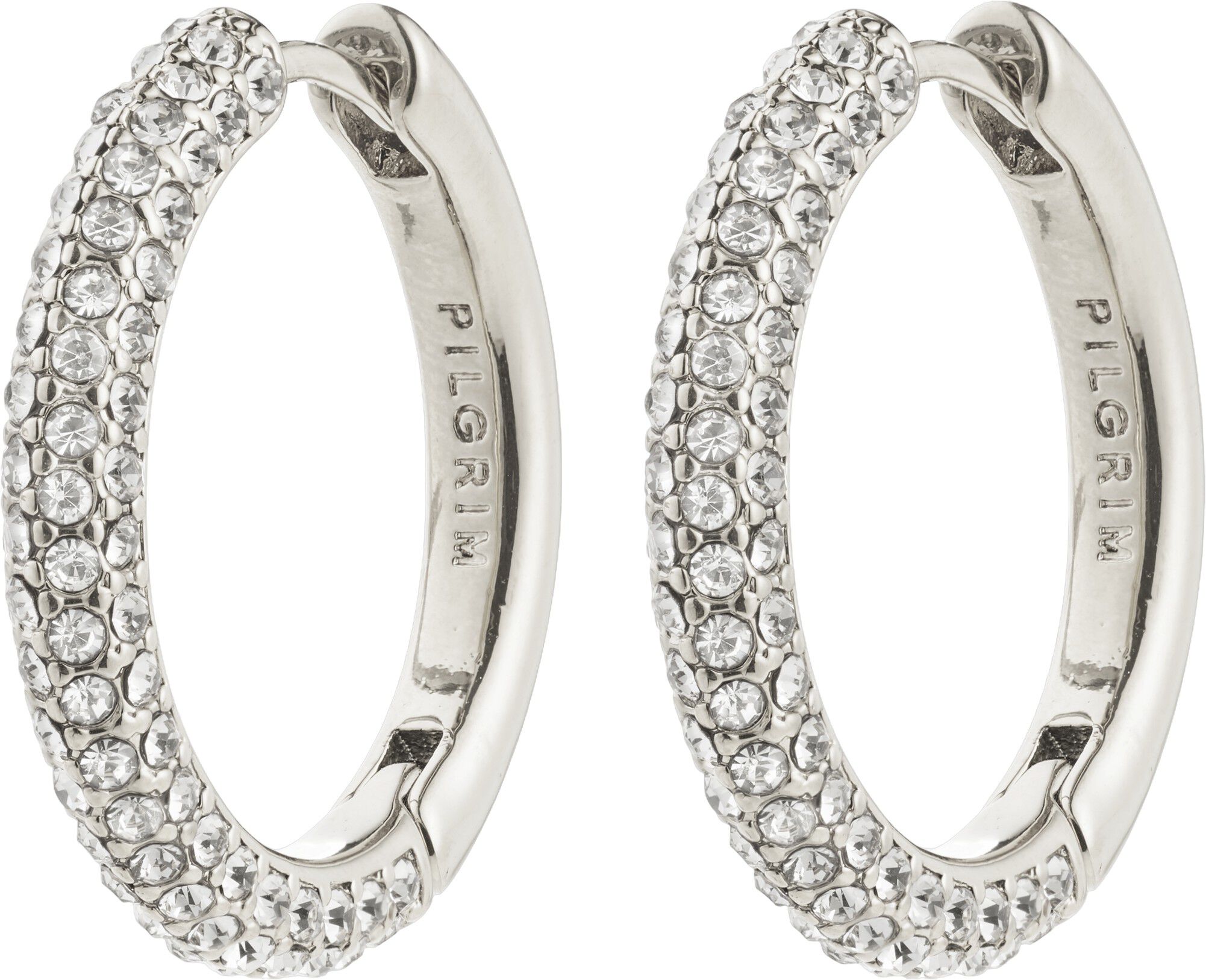 TATUM large hoops silver-plated