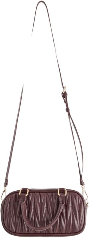 Small shoulder bag in imitation lea