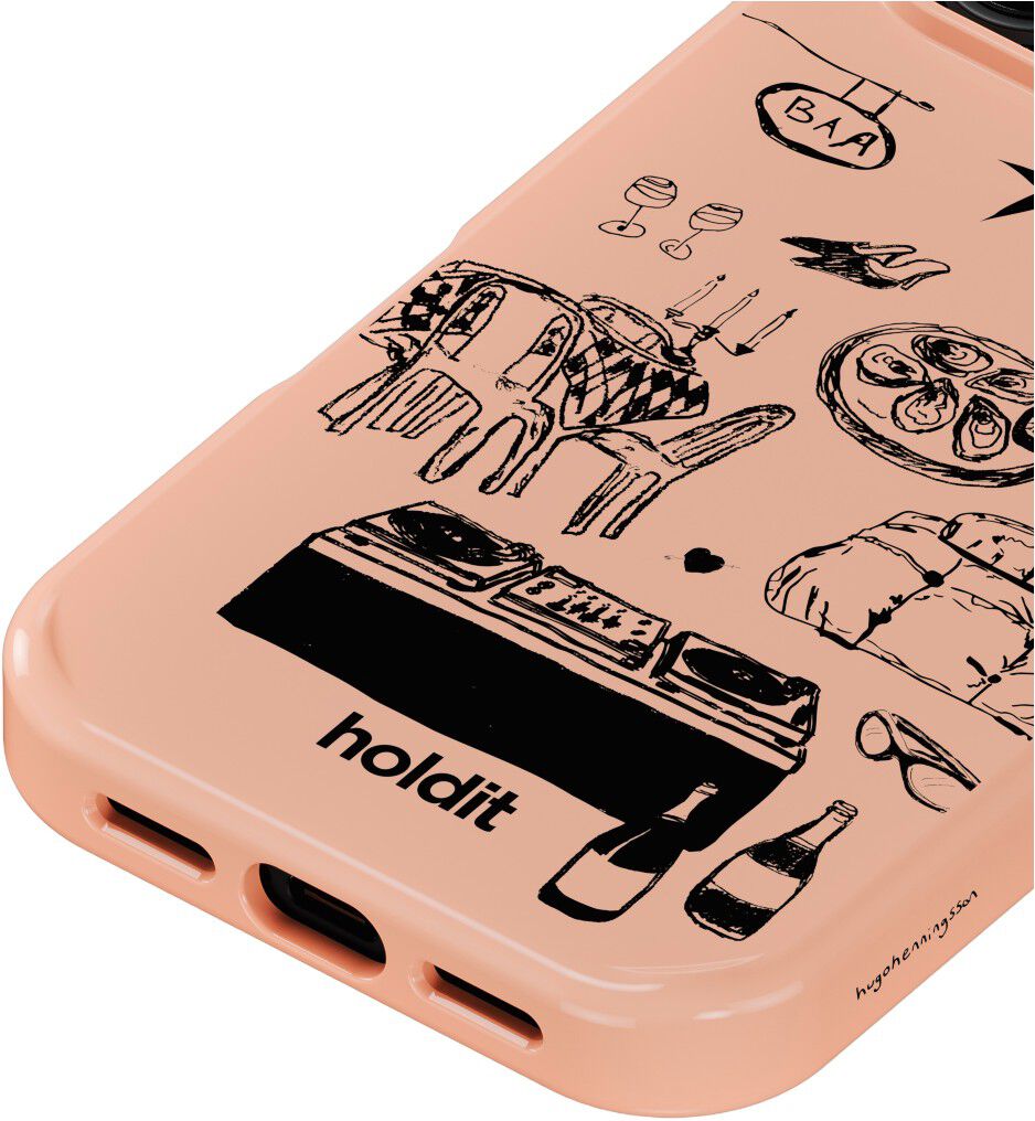 Graphic Print Case MagSafe iPhone 17 Pro Max Bare Pink
