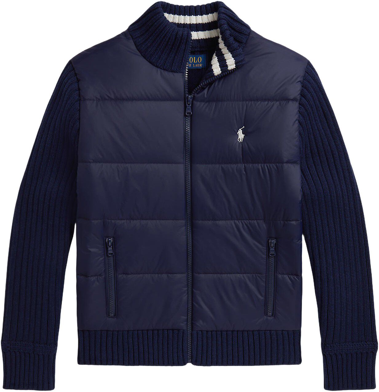 3/16 COTTON WOOL-SWEATER-FULL ZIP
