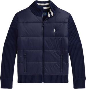 3/16 COTTON WOOL-SWEATER-FULL ZIP