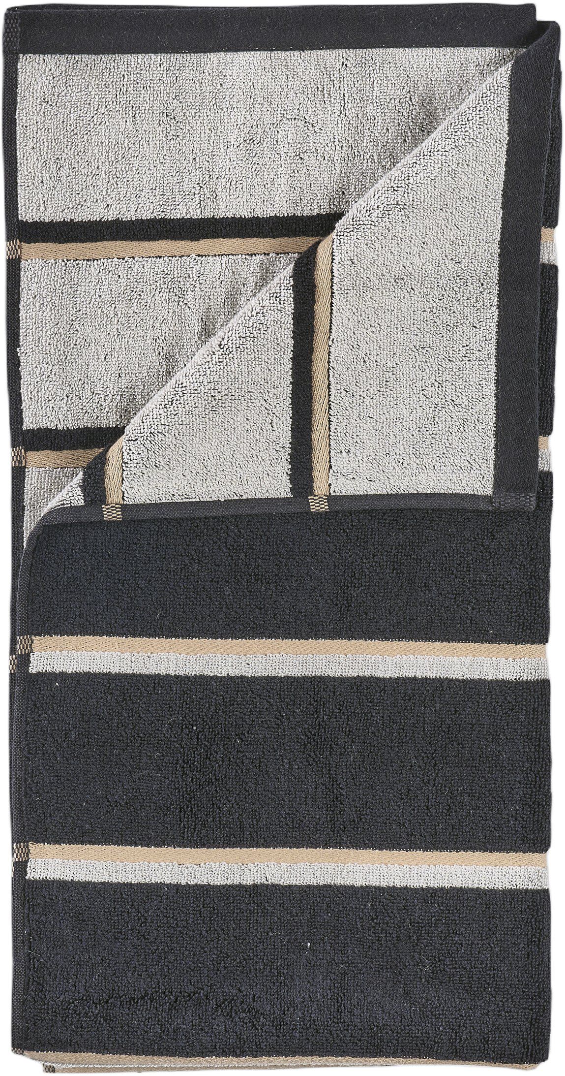 H&aring;ndkle Sauna 50x100 White/Soft Grey/Eucalyptus