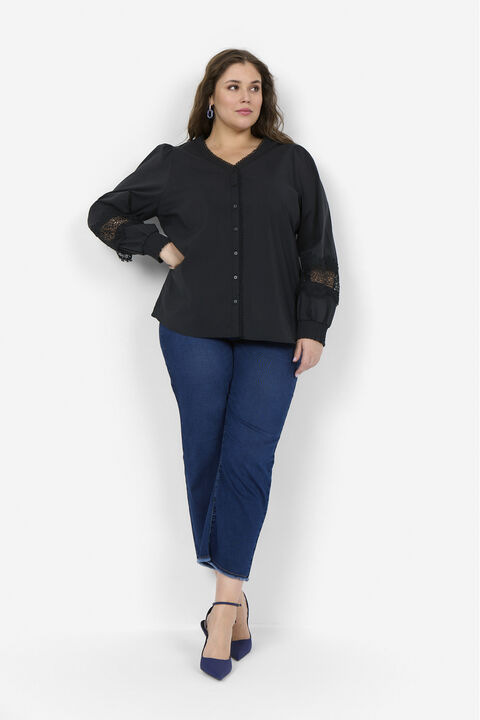 Curvy WA-GLENDALE 1 Skjorte Sort