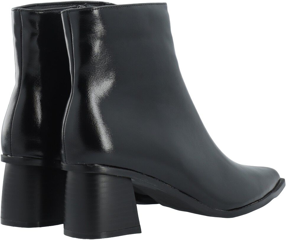 BIALEONORA Short Zip Boot Faux Leather