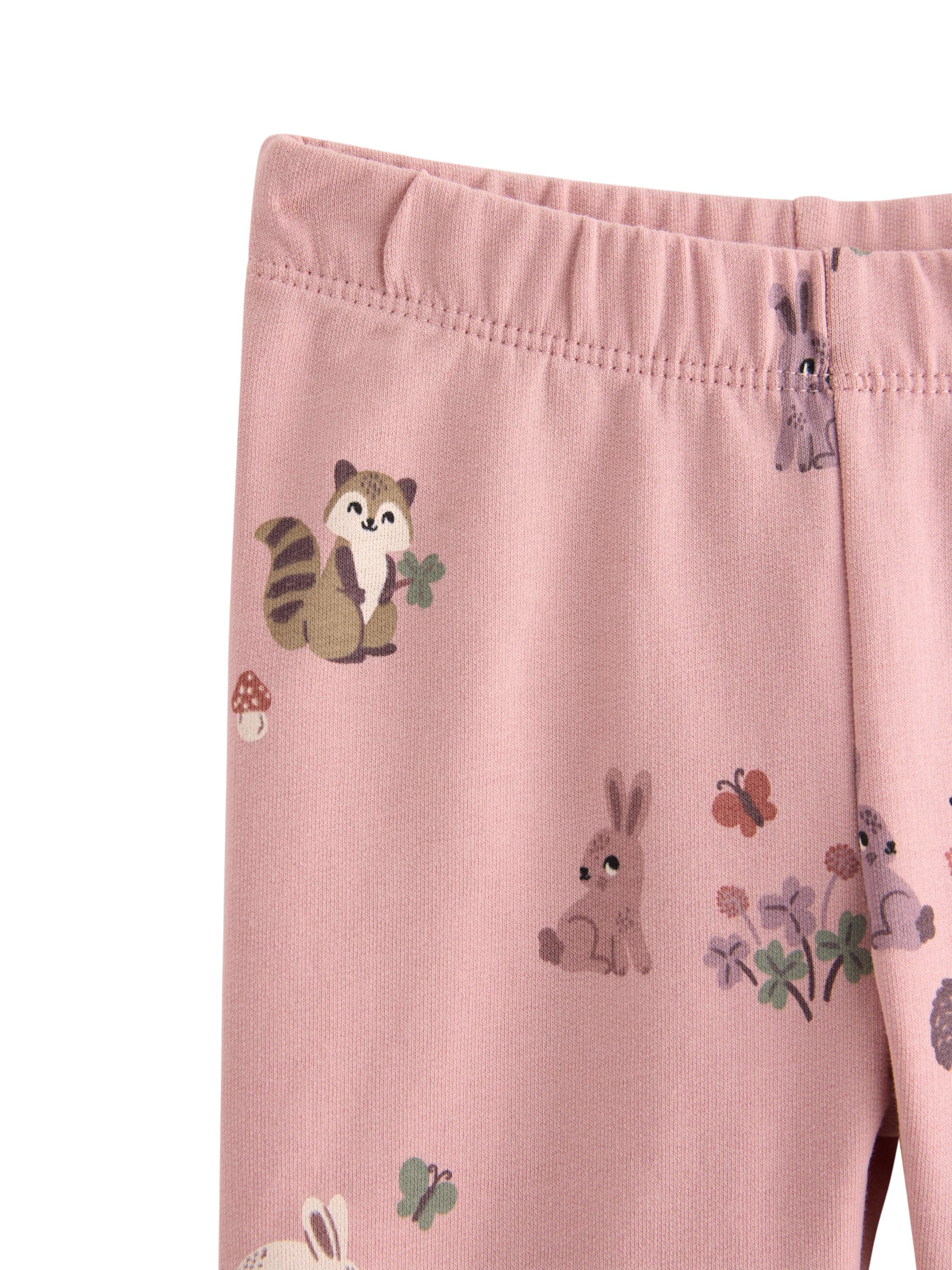 Soft leggings in cotton jersey with