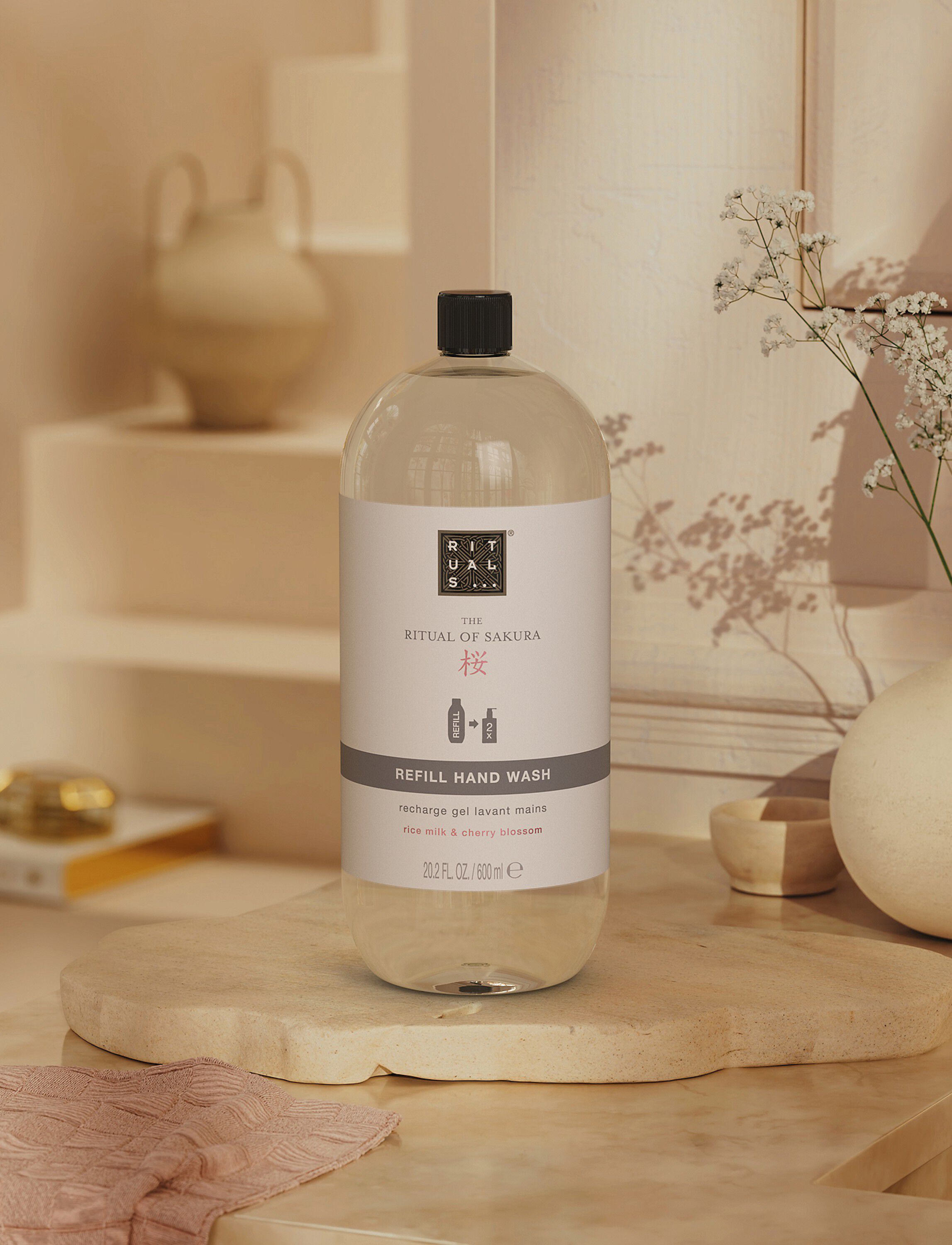 The Ritual of Sakura Hand Wash Refill 600ml