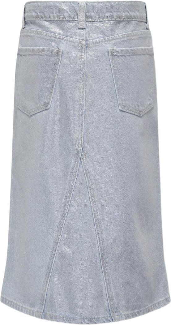 KOGCANAL MAXI SKIRT SILVER DNM RED