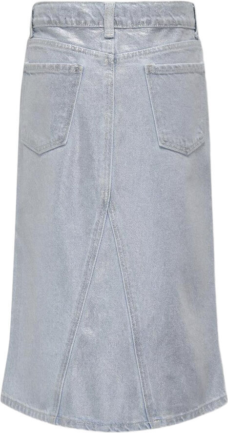 KOGCANAL MAXI SKIRT SILVER DNM RED