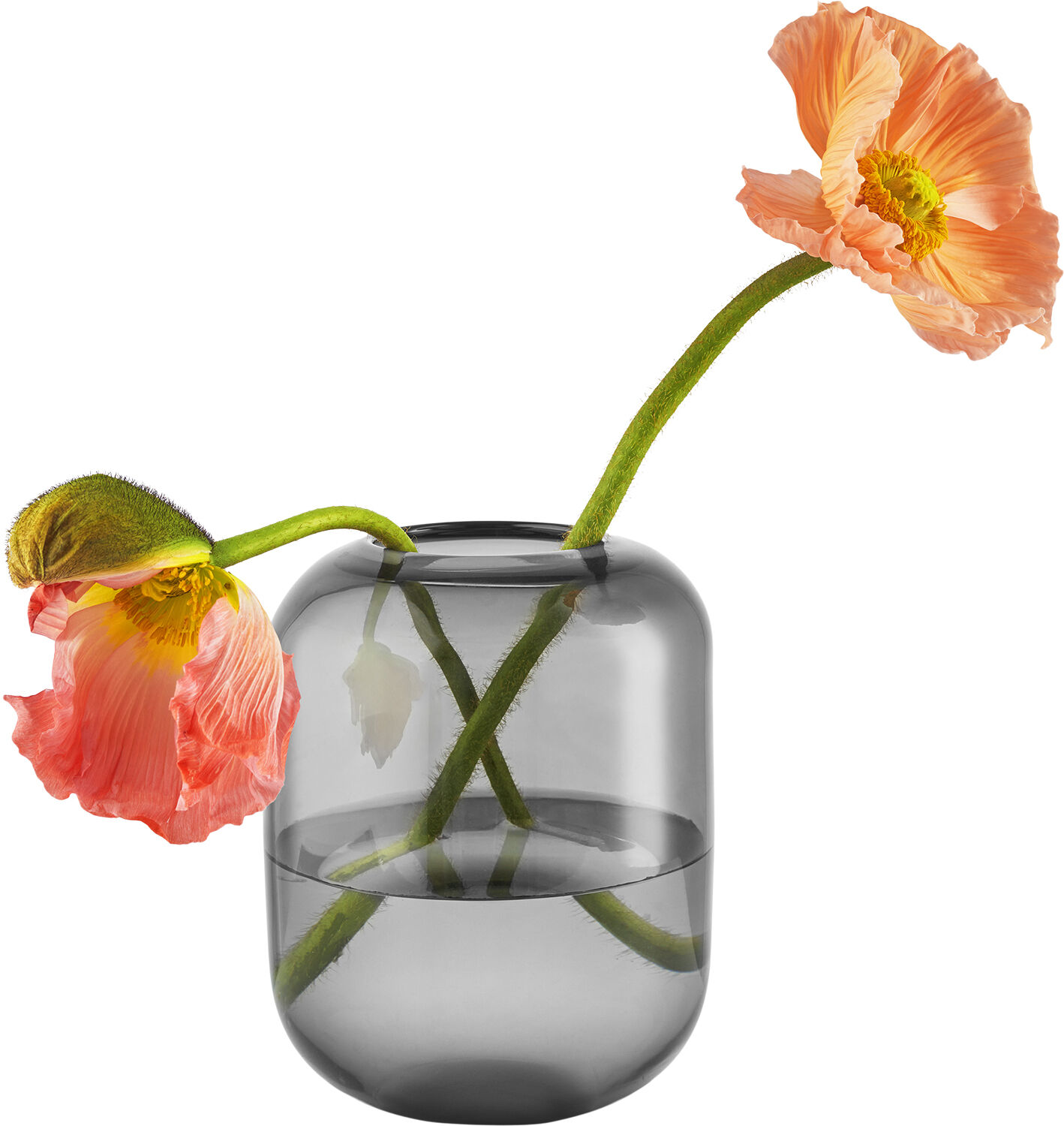 Acorn vase H16,5 Stone